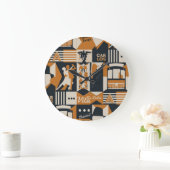 Argentinië: Naadloze etnische illustratie. Grote Klok (Huis)