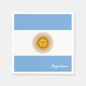 Argentinië Napkins, Argentinië Vlag partij / sport Servet (Voorkant)
