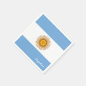Argentinië Napkins, Argentinië Vlag partij / sport Servet (Hoek)