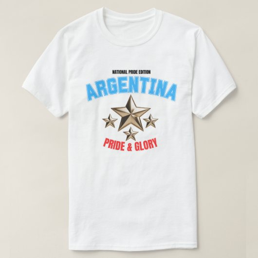 Argentinië National Pride Edition Heren T-Shirt (Design voorkant)