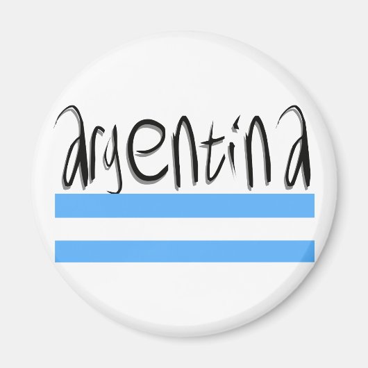 Argentinië ontwerp! magneet (Voorkant)