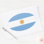 argentinië ovale sticker (Envelop)