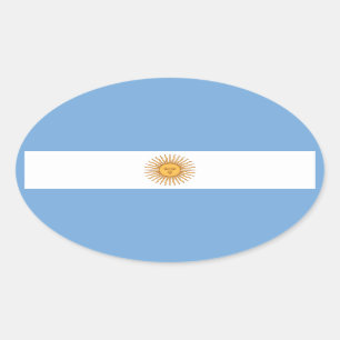 argentinië ovale sticker