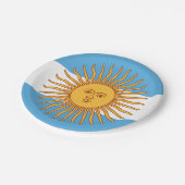 Argentinië Papieren Bordje (Gekanteld)