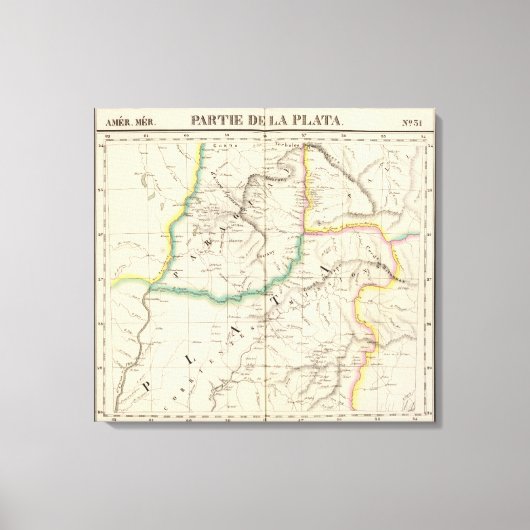 Argentinië Paraguay 31 Canvas Afdruk (Voorkant)