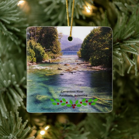 Argentinië, Patagonië Keramisch Ornament (Boom)