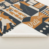 argentinië patroon naadloze ontwerpillustratie sherpa deken (3/4)