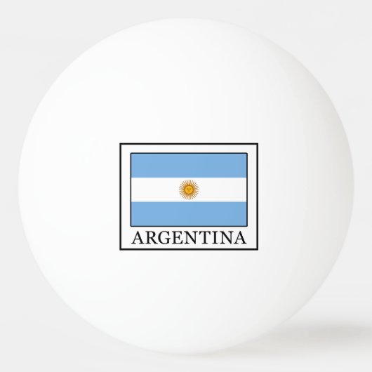 Argentinië Pingpongbal (Voorkant)