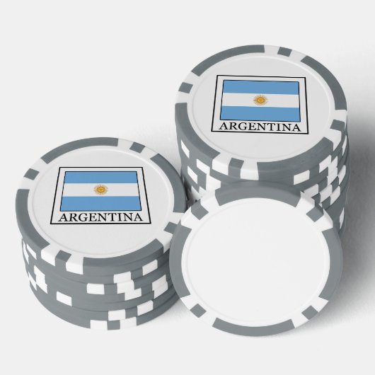 Argentinië Poker Chips (Opstapeling)