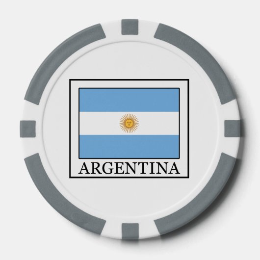 Argentinië Poker Chips (Voorkant)