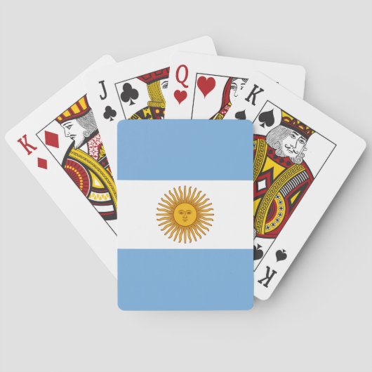 Argentinië Pokerkaarten (Achterkant)