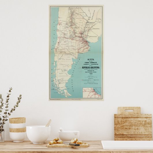 Argentinië Poster (Keuken)