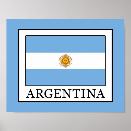 Argentinië Poster (Voorkant)