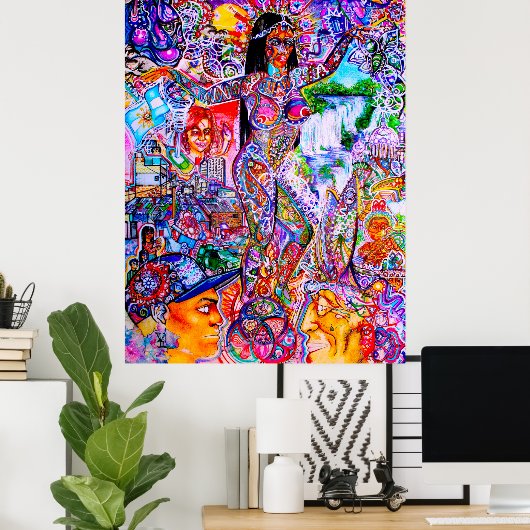 Argentinië Poster (Thuiskantoor)