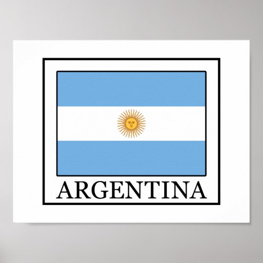 Argentinië Poster (Voorkant)