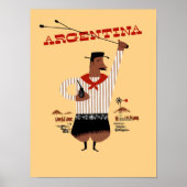Argentinië poster van wijnreizen (Voorkant)