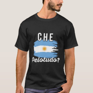 Argentinië Pride Flag Argentino Camiseta Futbol Ch T-shirt
