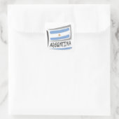 Argentinië Pride X-vlag Vierkante Sticker (Tas)