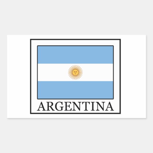 Argentinië Rechthoekige Sticker (Voorkant)
