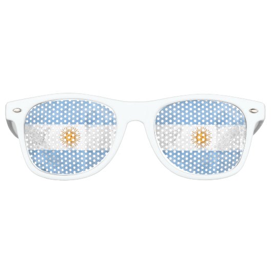 Argentinië Retro Zonnebril (Voorkant)
