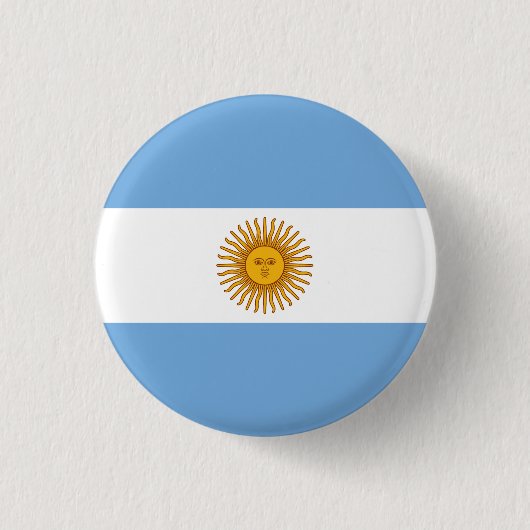 Argentinië Ronde Button 3,2 Cm (Voorkant)