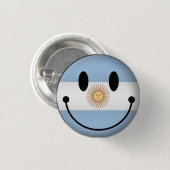 Argentinië Ronde Button 3,2 Cm (Voorkant /achterkant)