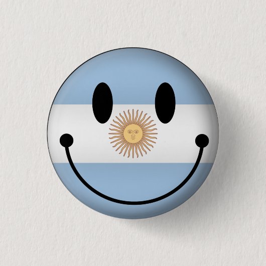 Argentinië Ronde Button 3,2 Cm (Voorkant)