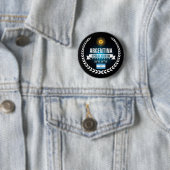 Argentinië Ronde Button 5,7 Cm (In situ)