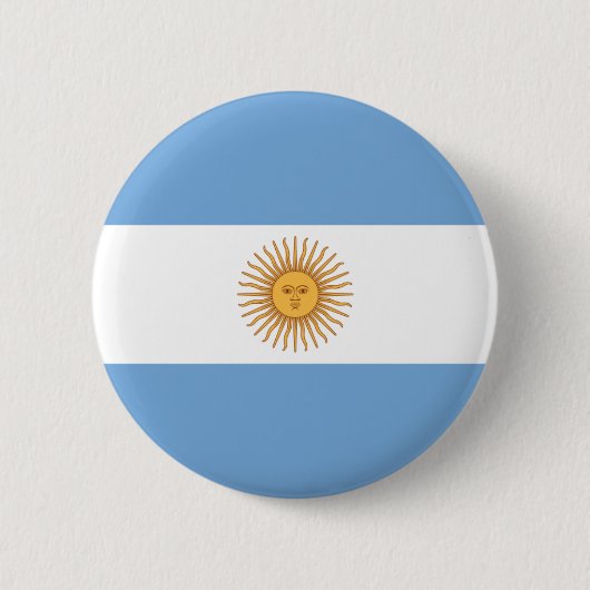 argentinië ronde button 5,7 cm (Voorkant)