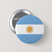 argentinië ronde button 5,7 cm (Voorkant /achterkant)