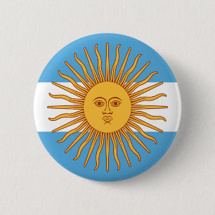 Argentinië Ronde Button 5,7 Cm