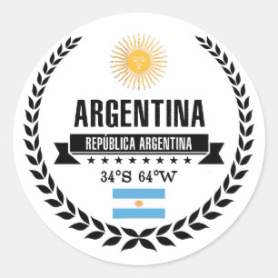 Argentinië Ronde Sticker