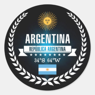 Argentinië Ronde Sticker