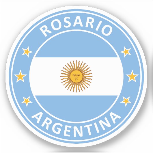 Argentinië, Rosario Sticker (Voorkant)