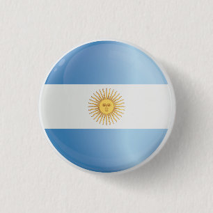 Argentinië Round Icon Flag Ronde Button 3,2 Cm