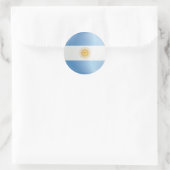 Argentinië Round Icon Flag Ronde Sticker (Tas)