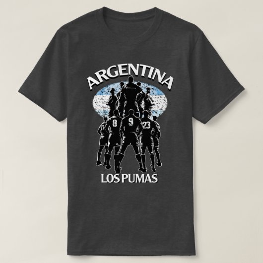 Argentinië Rugby Los Pumas T-shirt (Design voorkant)