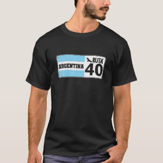 Argentinië Ruta 40 Andesgebergte trots Argentinië T-shirt