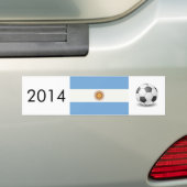 ARGENTINIË - sjabloon over een jaar Bumpersticker (Op auto)