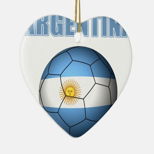 Argentinië Soccer 0528 Keramisch Ornament (Rechts)