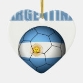 Argentinië Soccer 0528 Keramisch Ornament (Voorkant)