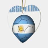 Argentinië Soccer 0528 Keramisch Ornament (Links)
