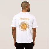 Argentinië Sol de Mayo: Authentic Fan Tee T-shirt (Achterkant volledig)