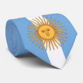 Argentinië, Sol de Mayo en Argentinië Vlag/bedrijf Stropdas (Opgerold)