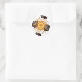 Argentinië "Sol de Mayo" Ronde Sticker (Tas)