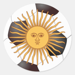Argentinië "Sol de Mayo" Ronde Sticker
