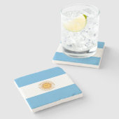 Argentinië Stenen Onderzetter (Zijkant)
