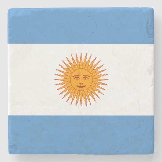 Argentinië Stenen Onderzetter (Voorkant)