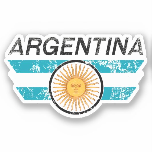 Argentinië Sticker (Voorkant)