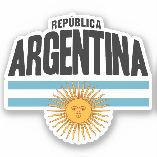 Argentinië Sticker (Voorkant)
